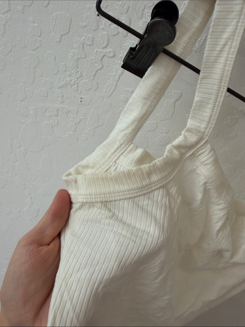 Reformation White Large Ribbed Tank - Picture 3 of 4